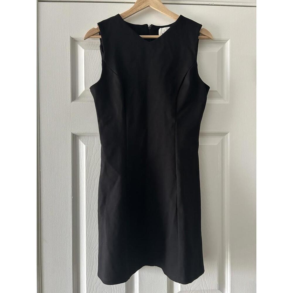 Reformation Fit & Flare Mini Dress Black Sleeveless Dress Sz Medium
